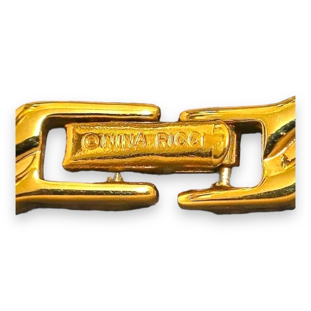 Nina Ricci Gold Plated Necklace - Picture 3 of 8